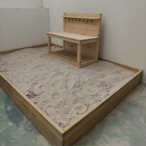 Wooden Sand Pit Border