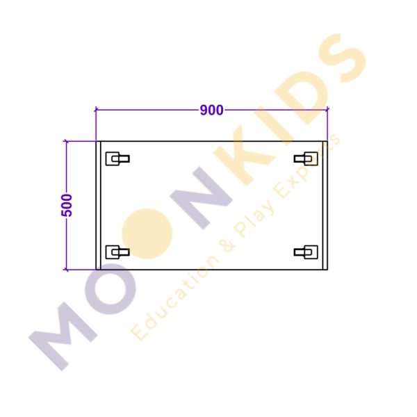 Open Mobile Shelving Unit