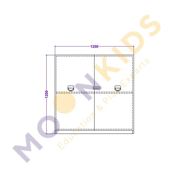 Outdoor Wooden Lockable Cupboard