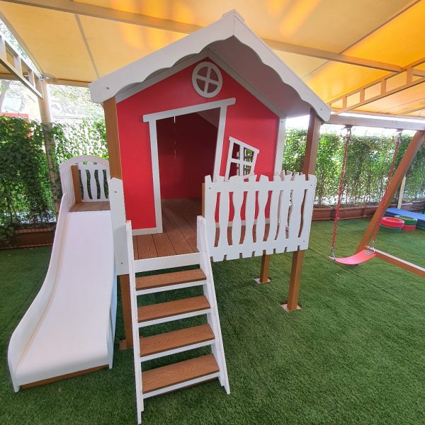 PLAH129 - Adventure Climbing Frame with Birdnest Swing Product