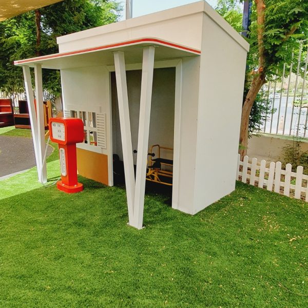 Garage with Petrol Pump