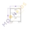 Pedestal Drawer Unit