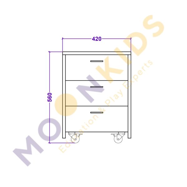 Pedestal Drawer Unit