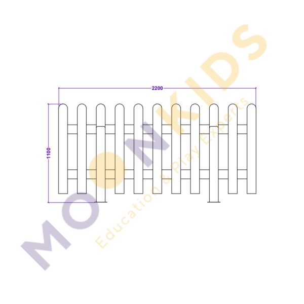 Picket Fence & Gate