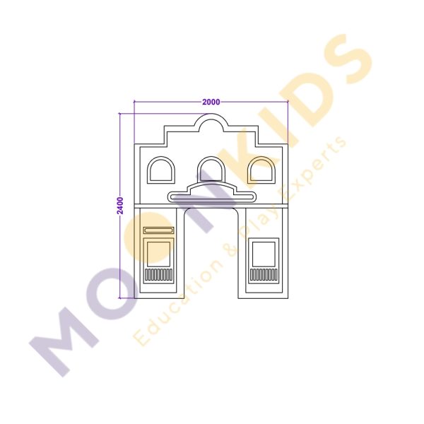 Playhouse European Bank Facade - Type 2