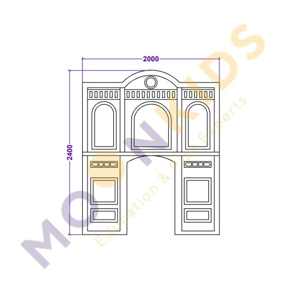 Playhouse European Theater Facade - Type 2