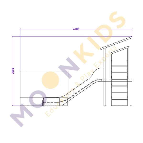 Playhouse With Step & Slide