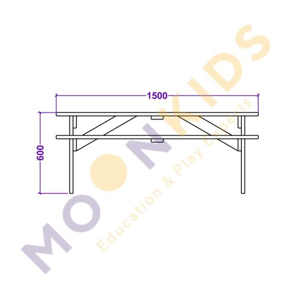 Rectangle Picnic Table