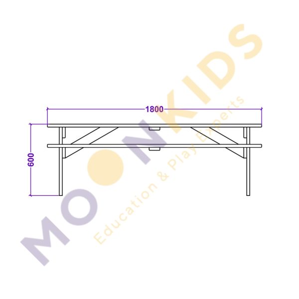 Rectangle Picnic Table