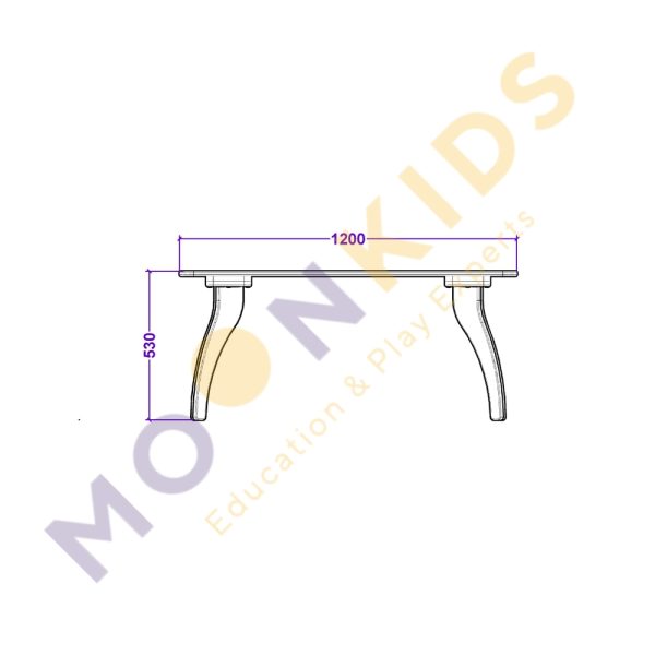 Rectangular Activity Bench