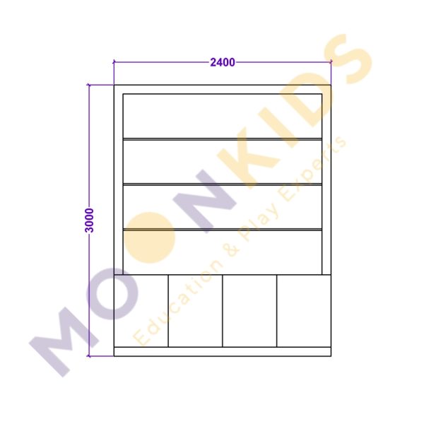 Retail Shelving Unit