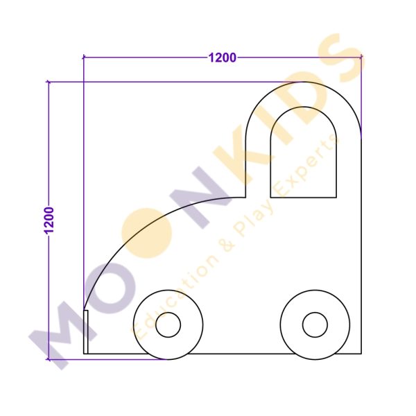 Role Play Car Shaped Seating