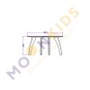 Round Jigsaw Puzzle Table -  100CM DIA
