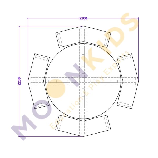 Round Picnic Table