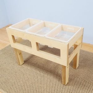Sand & Water Triple Tub Play Table