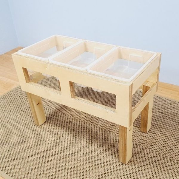 Sand & Water Triple Tub Play Table
