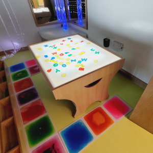 Backlite Sensory Table