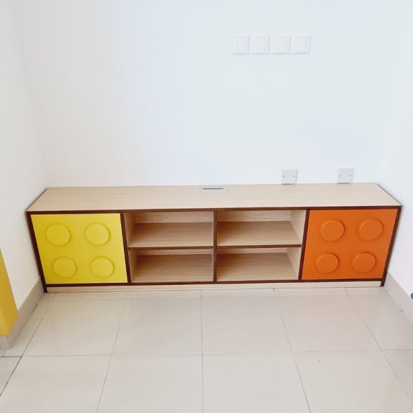 Mini Block Cupboard With Open Spaces