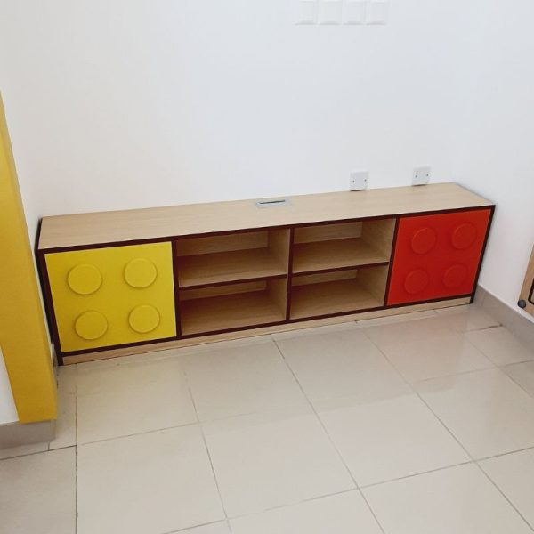 Mini Block Cupboard With Open Spaces