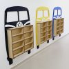 Bus Shaped Wall Storage