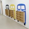Bus Shaped Wall Storage