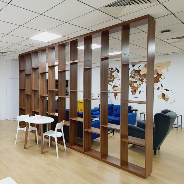 Wall Partition Shelf