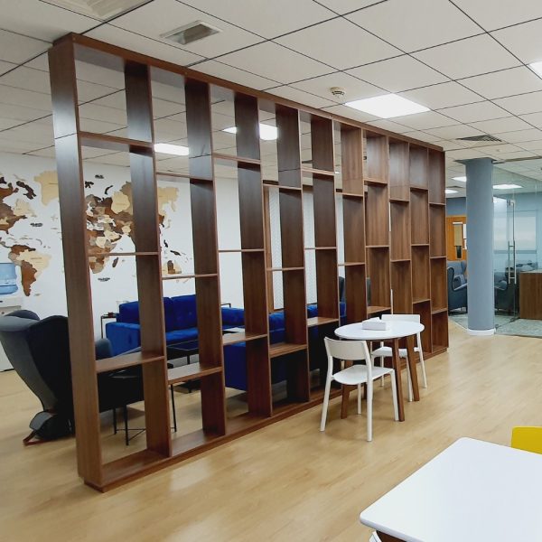 Wall Partition Shelf