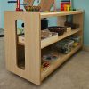 Open Mobile Shelving Unit