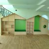 House Shape Shelving Unit With Seating