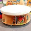 Low Seating with Book Storage
