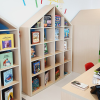 House Shape Open Shelving Unit