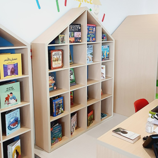 House Shape Open Shelving Unit