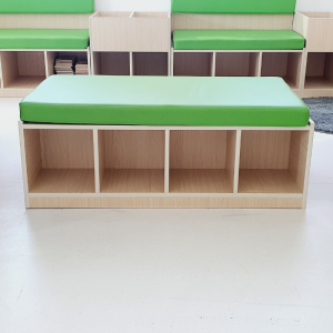 Bench Seating With Open Storage 2