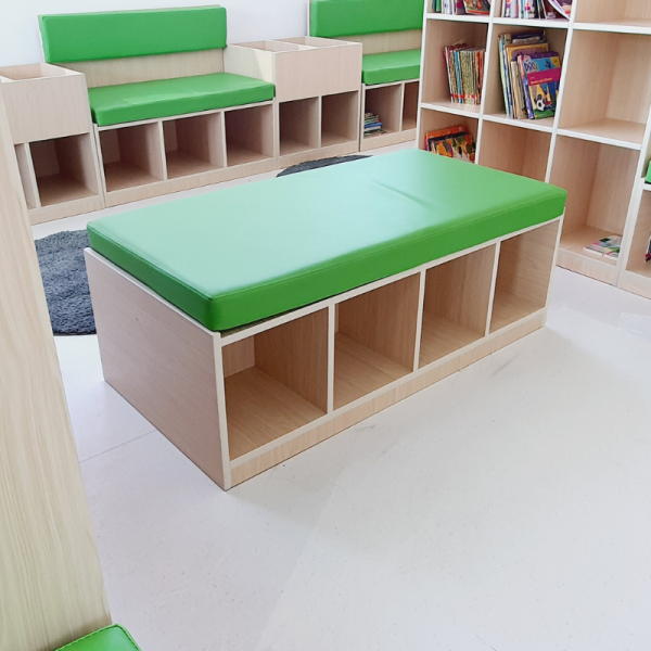 Medium Bench Seating With Open Storage