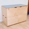 Large Storage Box With Slow Closing Hinges