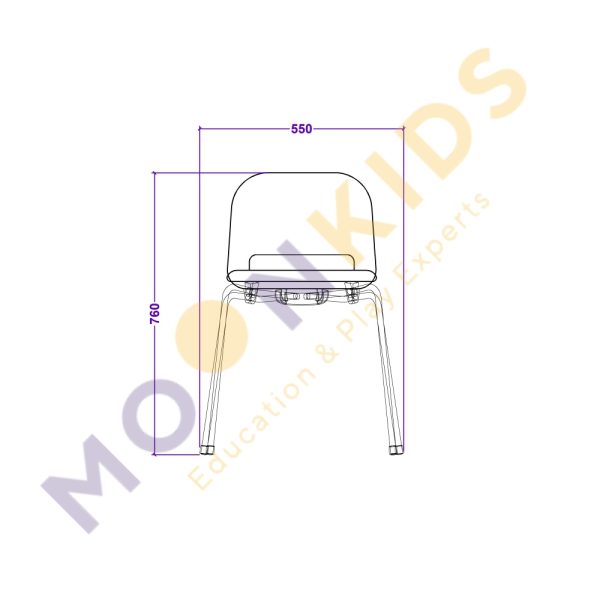 Secondary Class Room Chair – 05