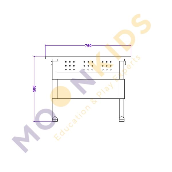 Secondary Class Room – Adjustable Desk 01