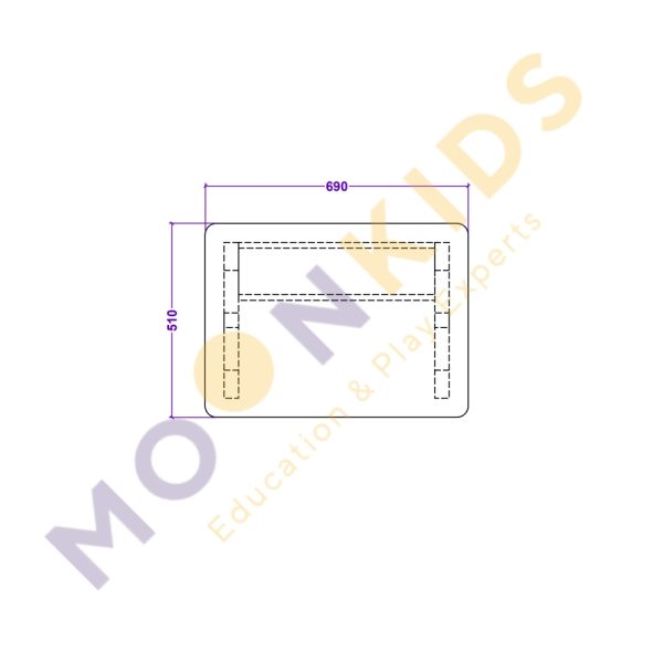 Secondary Class Room – Adjustable Desk 02