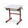 Secondary Class Room – Adjustable Desk with Drawer 03