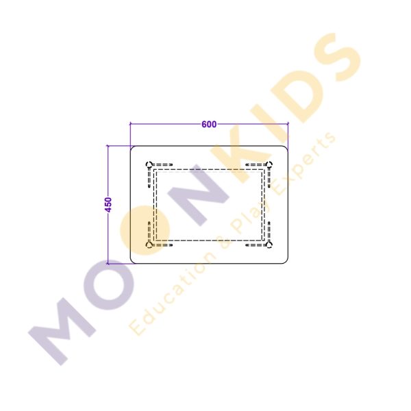 Secondary Class Room – Adjustable Desk with Drawer 04