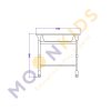 Secondary Class Room – Adjustable Pavo Desk 01
