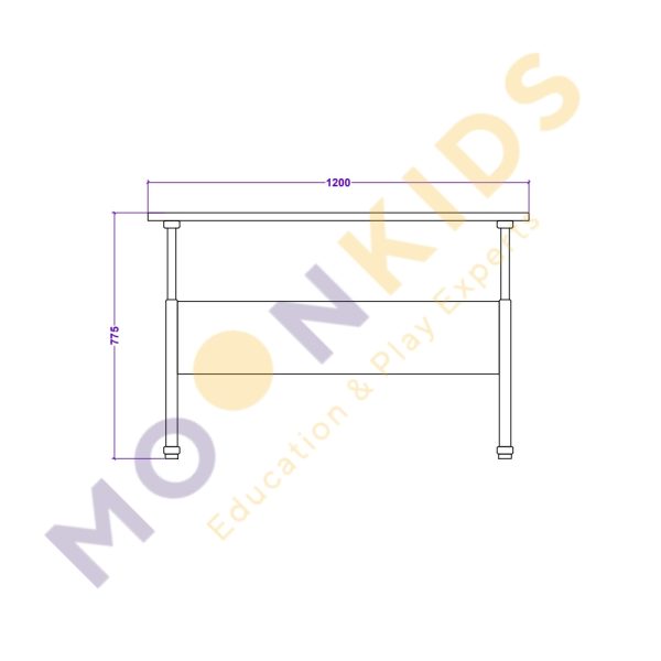 Secondary Class Room – Adjustable Table 02