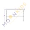 Secondary Class Room – Adjustable Table with Drawer 02
