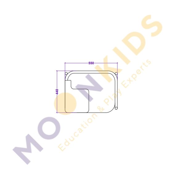 Secondary Class Room – Fold Chair With Tablet