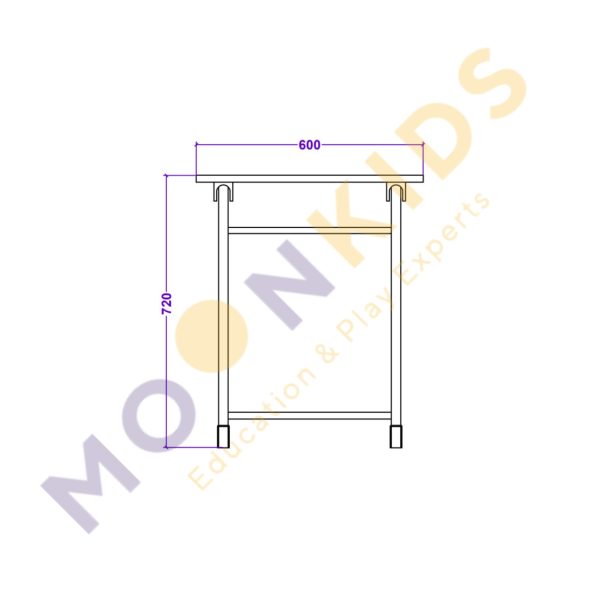 Secondary Class Room – Gold Desk