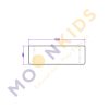 Secondary Class Room – Gold Perforated Table 02