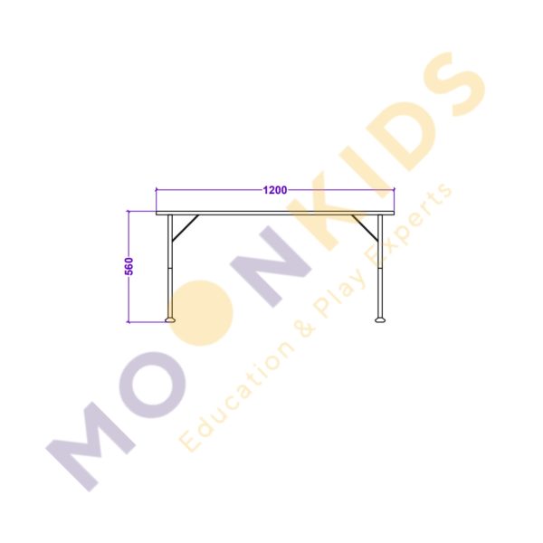 Secondary Class Room – Rectangle Adjustable Age Multi Table