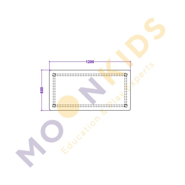 Secondary Class Room – Rectangle Adjustable Age Multi Table