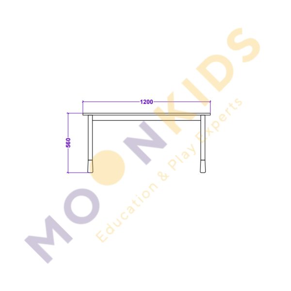 Secondary Class Room – Rectangle Open Table