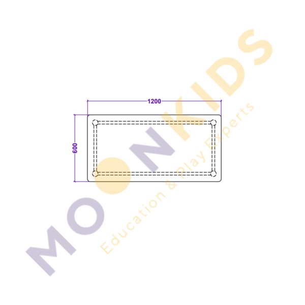 Secondary Class Room – Rectangle Open Table